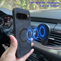 Magnetic Leather Case For Google Pixel 8A 8 7A 7 For Magsafe Shockproof Cover For Google Pixel 8 7 Pro Phone Accessories Funda