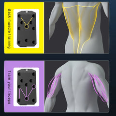 Folding Push-up Board Push-up Support Multi-Functional Floor Push Up Handle Non Slip Abdominal Enhancement Support for Workout