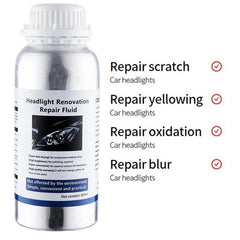 car headlight restoration polish kit polish car headlights 800ML liquid polymer faros car headlight polishing repair kit