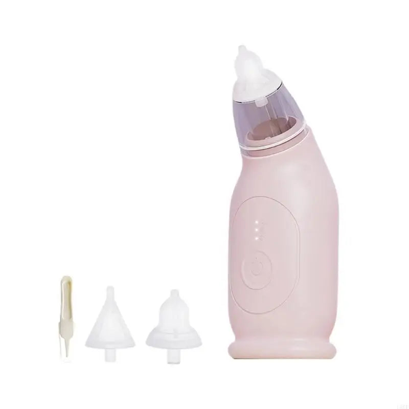 U50F Electric Nasal Aspirator with 2 Suction Head Automatic Nose Cleaner 3 Gear Adjustable Baby Nasal Sucker Rechargeable