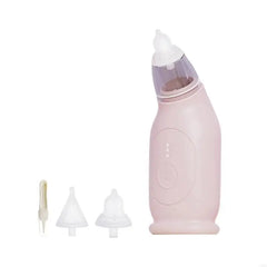 U50F Electric Nasal Aspirator with 2 Suction Head Automatic Nose Cleaner 3 Gear Adjustable Baby Nasal Sucker Rechargeable