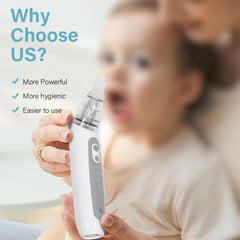 2025 Nasal Aspirator Baby Electric Nose Aspirator For Toddler Nose Sucker Automatic Nose Cleaner With Music And 3 Silicone Tips