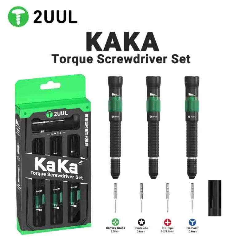 2uul KAKA screwdriver adjustable torque screwdriver mobile phone repair tool batch head detachable