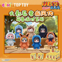 Original BANDAI Eaki Naruto Uzumaki Naruto Blind Box Shippuden Beast Party Series Plush Doll Anime Characters Are Cute Toys Gift