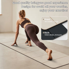 Foldable Yoga Mat Extra Thick  Eco-Friendly POE Material, Non-Slip Design Fitness Mats, Multi-Purpose Workout Mats