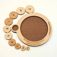 Challenging Intelligence Wooden Brain Teasers Puzzles Board Game