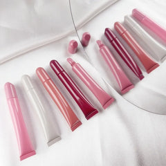 10-200pcs Empty 10ml Squeeze Tube Soft Hose Sample Bottle Eye Cream Lip Gloss Lip Oil Balm Cosmetic Container Packaging