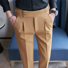Men's Suit Pants, White Black Trousers, Gray Khaki Trousers, Men's Fashion Slim Fit Trousers, Size 28 29 30 31 32 33 34 36