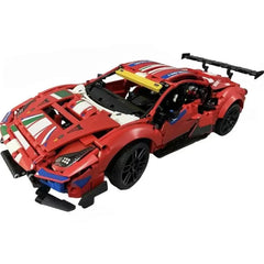 1684PCS 488GTE Racing Car Building 1:8 MOC Sports Car 42125 Building Bricks Construction Sets Buildable Supercar Model for Adult