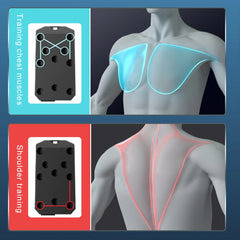 Folding Push-up Board Push-up Support Multi-Functional Floor Push Up Handle Non Slip Abdominal Enhancement Support for Workout