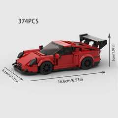 Racing Car World famous City Speed Champions Sports Building Blocks Bricks DIY Kids Toy Boys Super Racers Vehicle Technique MOC