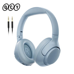 QCY H3 ANC Wireless Headphones Hi-Res Audio Over Ear Headset 43dB Hybrid Active Noise Cancellation Bluetooth 5.4 Gaming Earphone