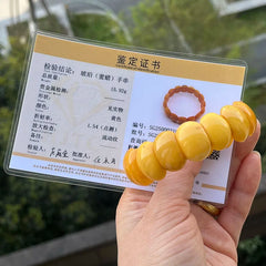 Natural Amber Bracelets&Bangles Women Adult Trendy Handmade White Old Amber New Unique Real Baltic Amber Jewelry Gift Wholesale