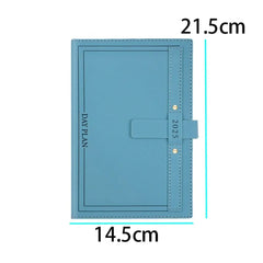 A5 2025 Agenda Planner Notebook 176 Pages Soft PU Cover 12 Months Planner Notebook Thicken Simple 2025 Journal Notebooks Study